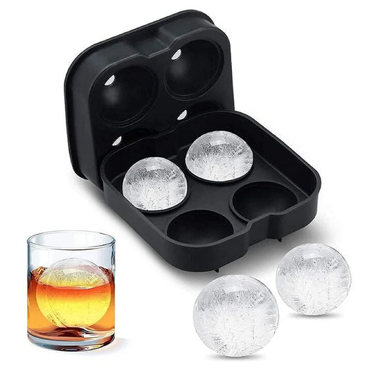 Midnight Black Ice Cube Mold Tray