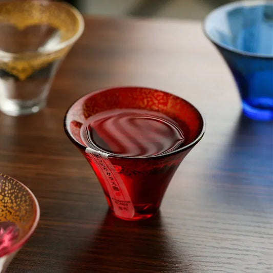 Mt. Fuji Handmade Crystal Sake Cup